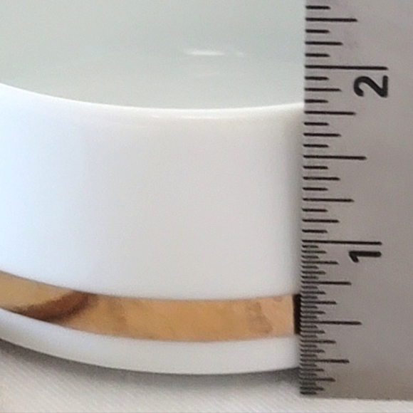 The Art of Chokin trinket dish, 24K trim, 3 1/3" diameter. - Picture 7 of 8